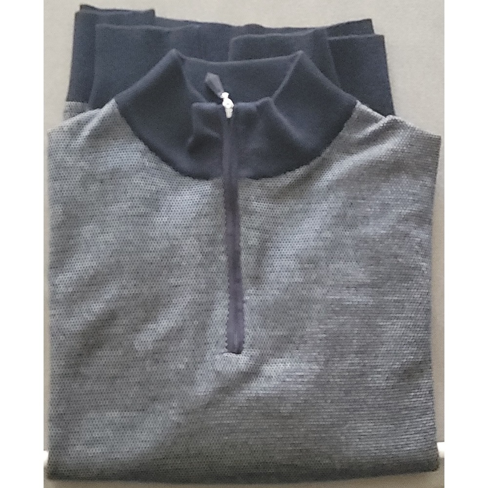 Peter Millar Collection Mens Merino‎ Silk Cashmere Quarter Zip Sweater Size L